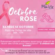 Marche solidaire organisé par la ville de Plaisir pour octobre rose