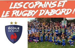 REPRISE DES ENTRAINEMENTS ECOLE DE RUGBY