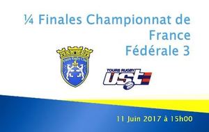 1/4 FINALES FEDERALES 3 - PLAISIR RUGBY CLUB - U S TOURS