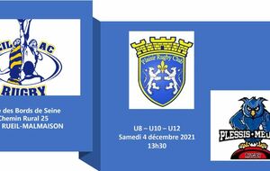 Rencontres inter - départementales U8 - U10 - U12  RUEIL - PLAISIR- PLESSIS MEUDON