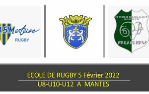 Rencontres U8-U10-U12   MANTES - PLAISIR - RAMBOUILLET 
