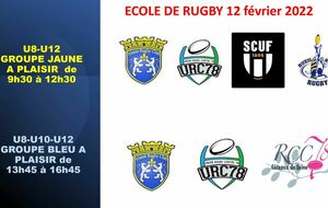 Rencontres U8 - U10 - U12  Samedi 12 février 