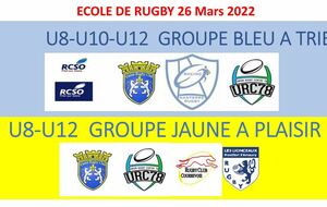 Ecole de Rugby U8 - U10 - U12 