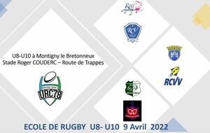 U8 - U10  Samedi  9 avril