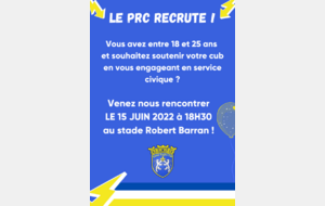 LE PRC RECRUTE