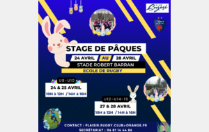 Stage EDR Pâques ! 