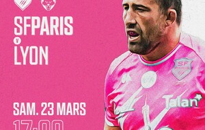 ASSISTER AU MATCH  STADE FRANCAIS - LYON ( TRANSPORT A PARTIR DE PLAISIR )