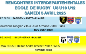 U8 U10 U12 GROUPE BLEU : PARIS XV - ASPTT - PLAISIR