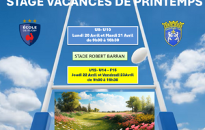 EDR - Stage vacances de printemps