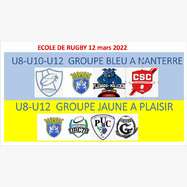 Ecole de Rugby U8 - U10 - U12 