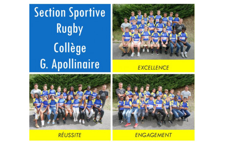 Brochure Section Sportive Rugby du Collège Guillaume Apollinaire