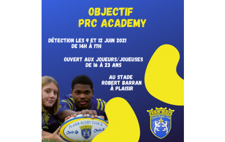 Rejoignez la PRC Academy !