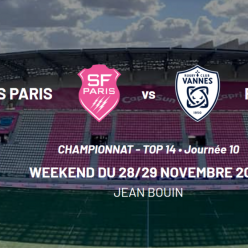 Assistez au match Stade Français vs Vannes